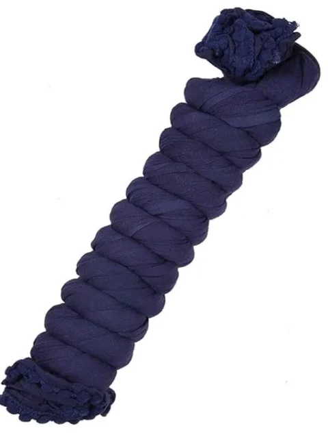 Women’s Solid Cotton Dupatta (Navy Blue)